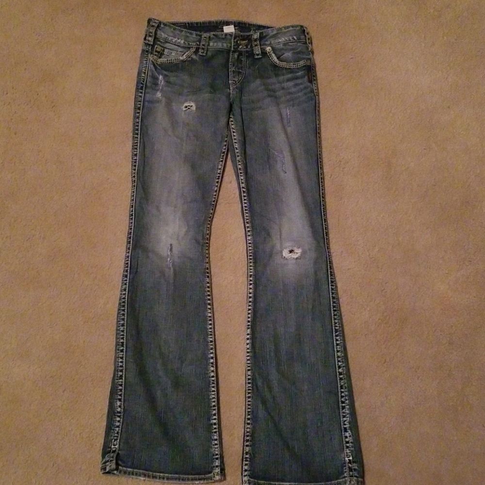 Silver France's bootcut jeans
